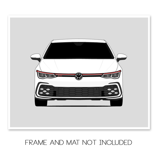 Volkswagen GTI MK8 CD1 (2021-Present) Poster