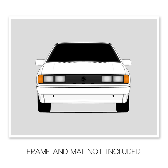 Volkswagen Scirocco (1981-1992) 2nd Generation Poster