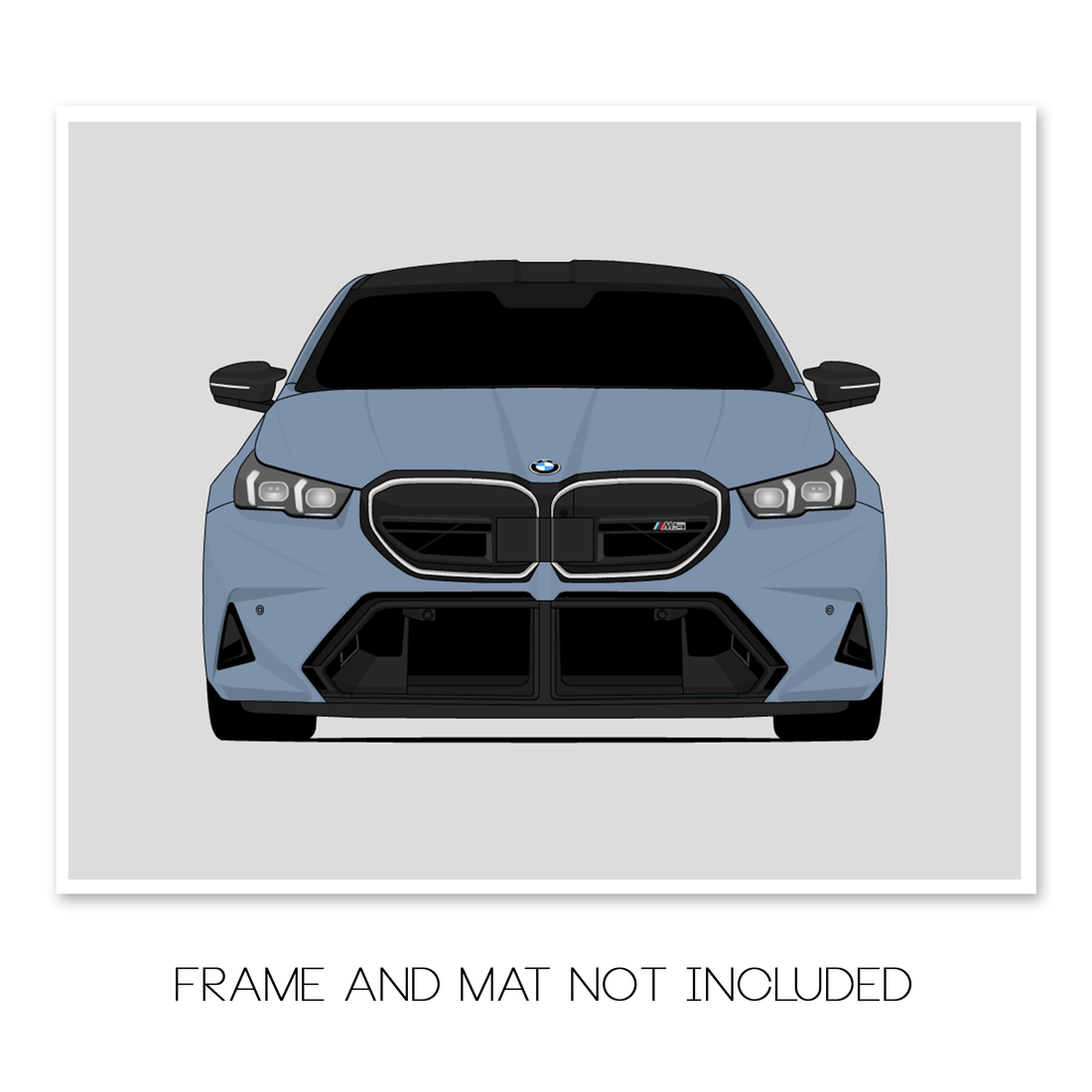 BMW M5 (2025-Present) G90 car poster print, frame and mat not included