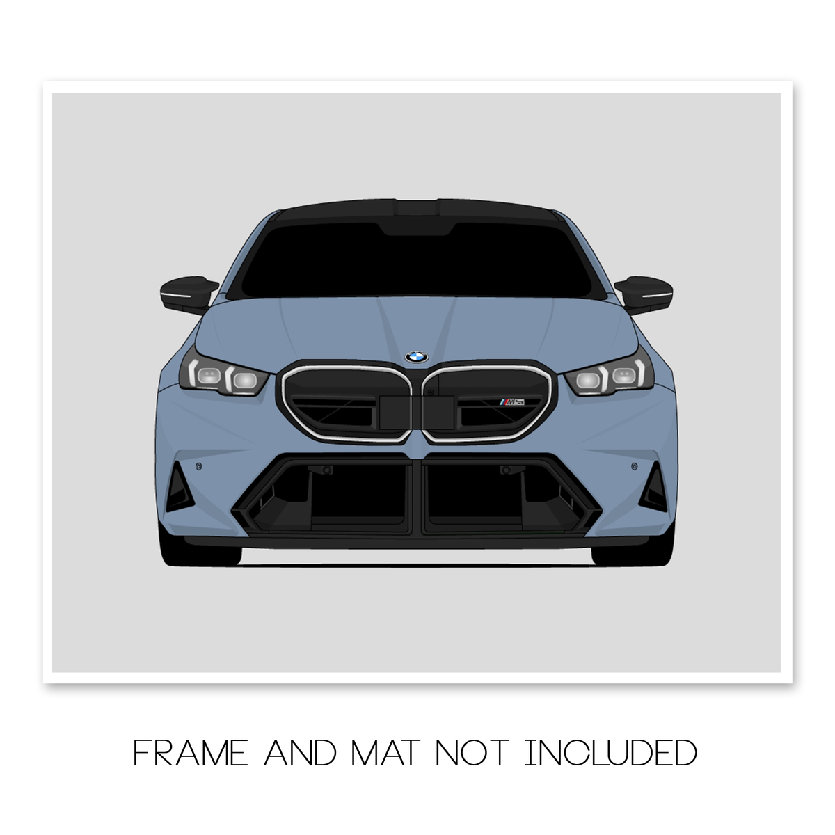 BMW M5 (2025-Present) G90 car poster print, frame and mat not included