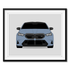 BMW M5 (2025-Present) G90 framed car poster with mat