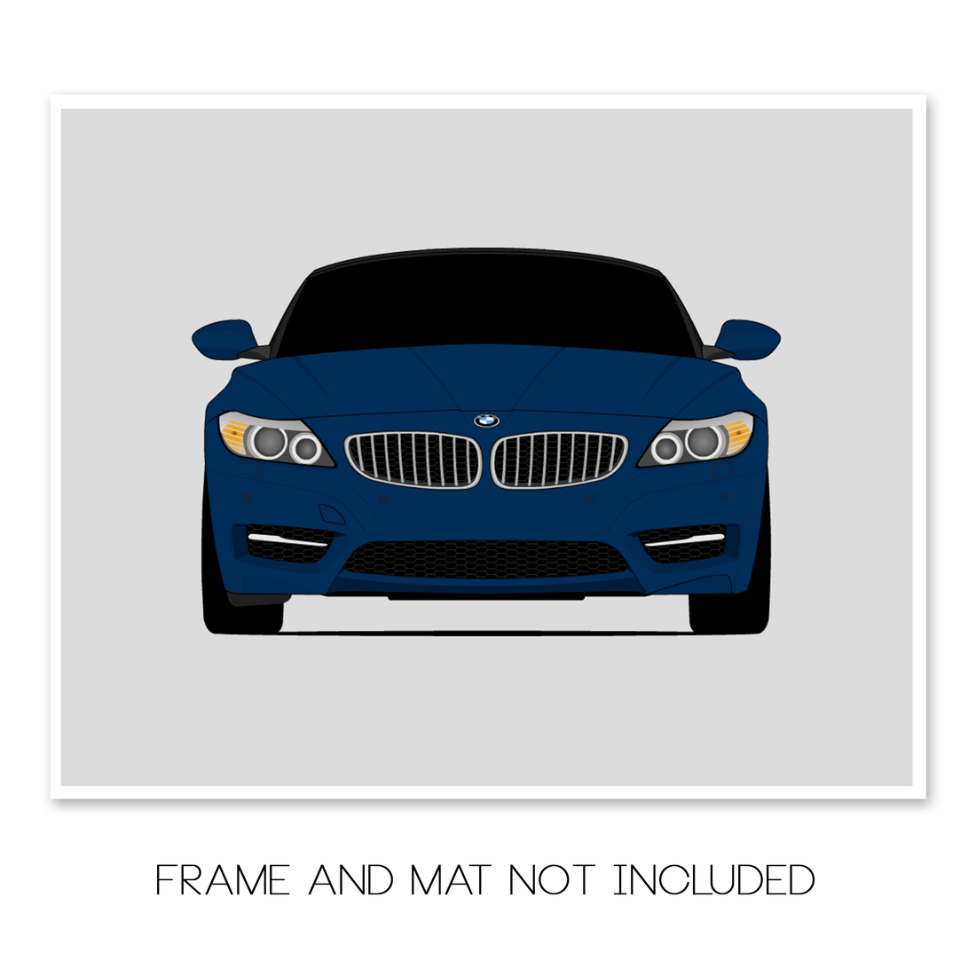 BMW Z4 (2013-2016) E89 car poster print, frame and mat not included