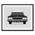 Cadillac Hearse (1971-1976) framed car poster with mat