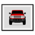 Ford Bronco Heritage Edition (2023-Present) framed car poster with mat