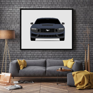 Ford Mustang Dark Horse (2024-Present) S650 Poster – Custom Car Posters