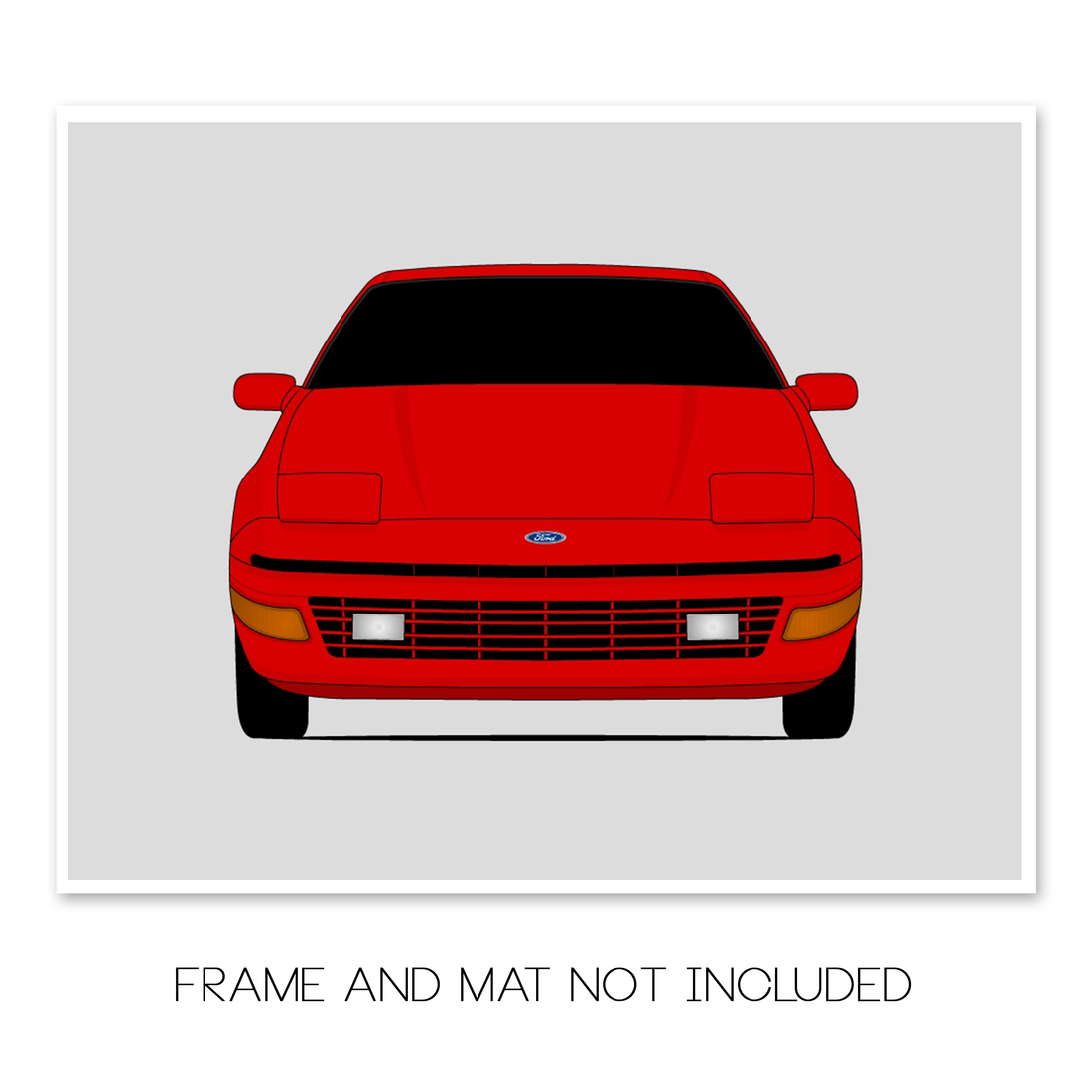 Ford Probe (1990-1992) car poster print, frame and mat not included