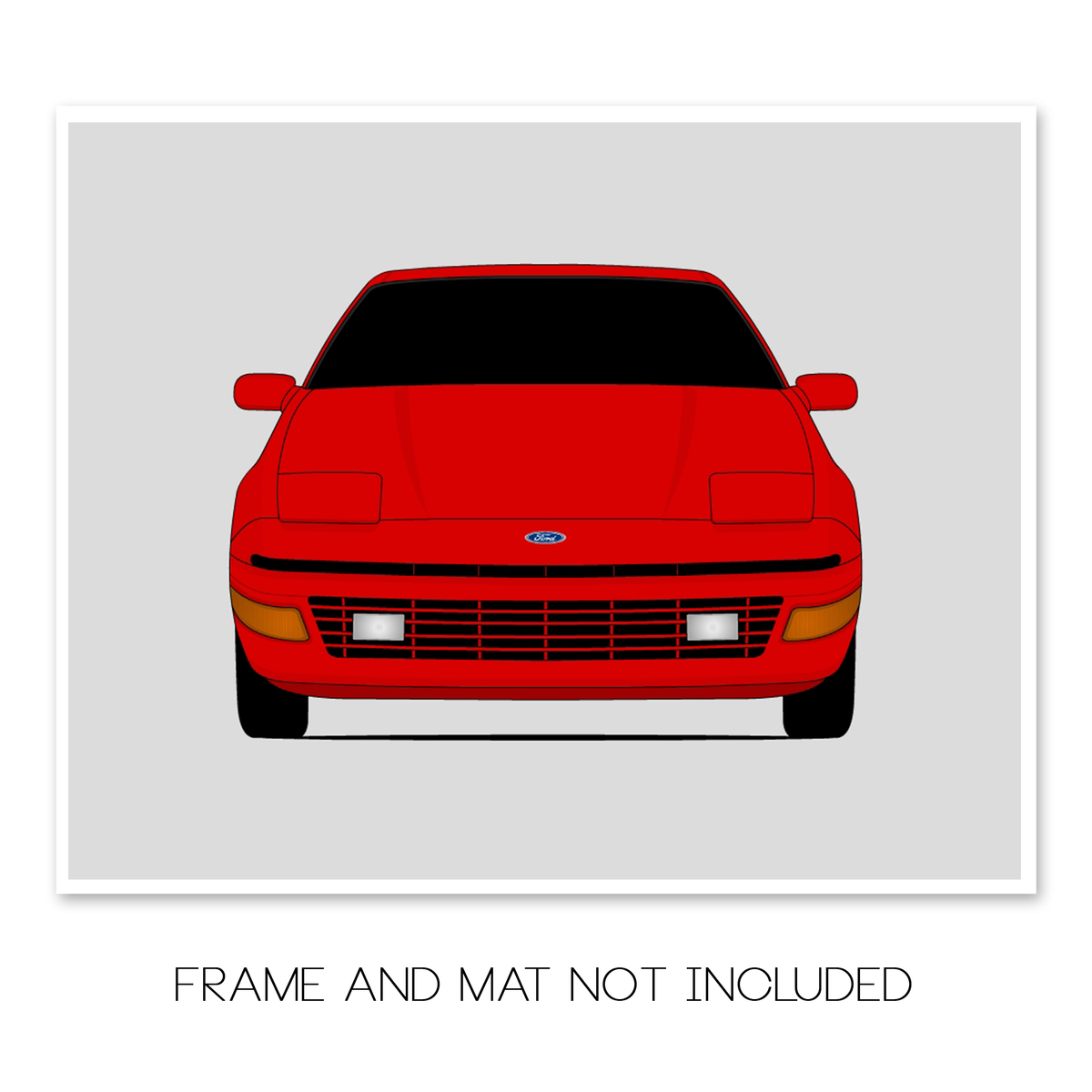 Ford Probe (1990-1992) car poster print, frame and mat not included