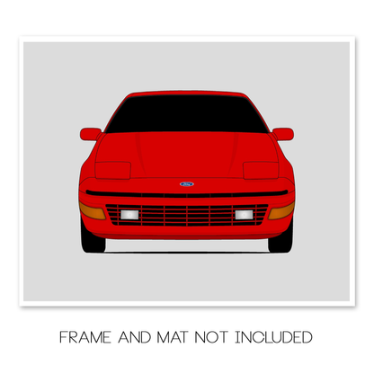 Ford Probe (1990-1992) car poster print, frame and mat not included