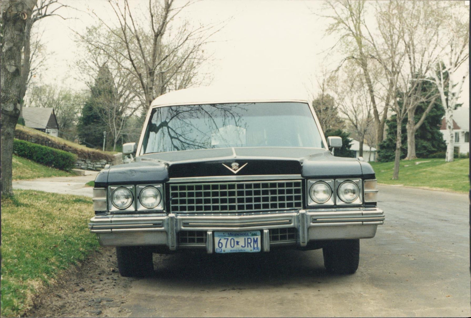 Custom Order: Cadillac Hearse (11x14 Metallic)