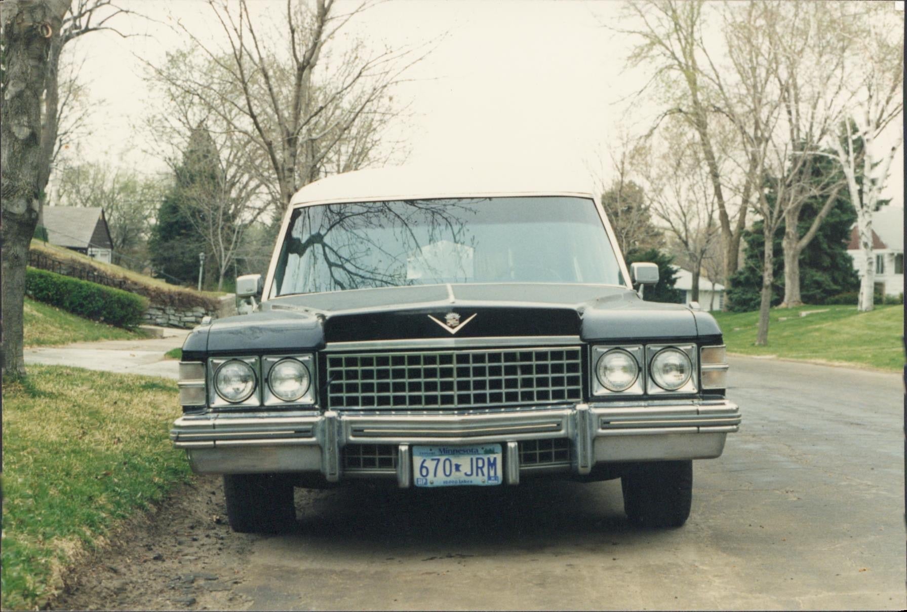 Custom Order: Cadillac Hearse (11x14 Metallic)