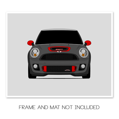Mini Cooper GP2 (2012-2014) R56 Gen 2 car poster print, frame and mat not included