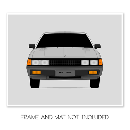 Nissan 200SX (1982-1983) car poster print, frame and mat not included