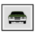 Oldsmobile Cutlass (1968) framed car poster with mat