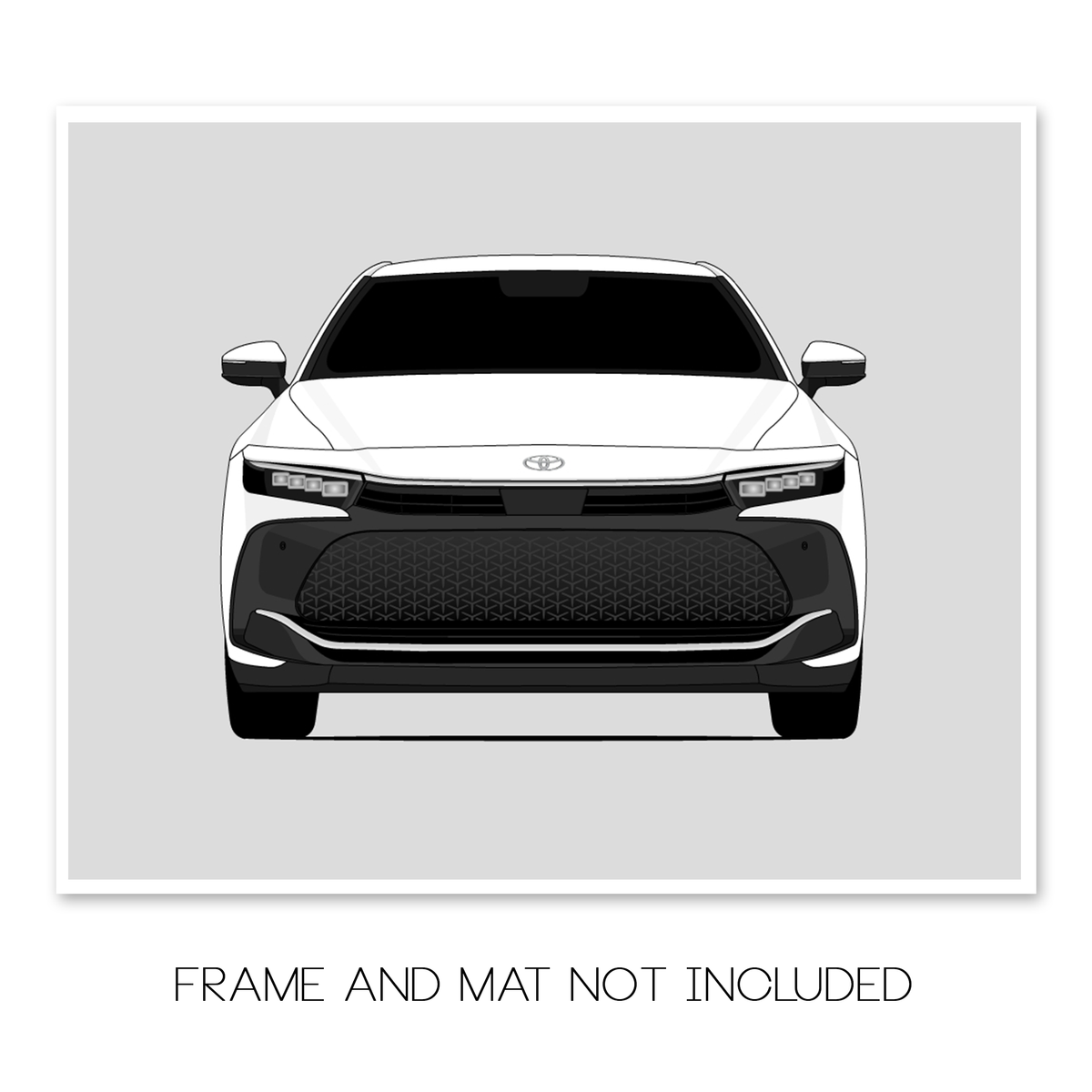 Toyota Crown (2023-Present) car poster print, frame and mat not included