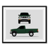 Toyota Tacoma TRD Pro (1995-1997) Gen 1 (Front and Side) framed car poster with mat