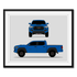 Toyota Tacoma TRD Pro (2016-2019) Gen 3 (Front and Side) framed car poster with mat