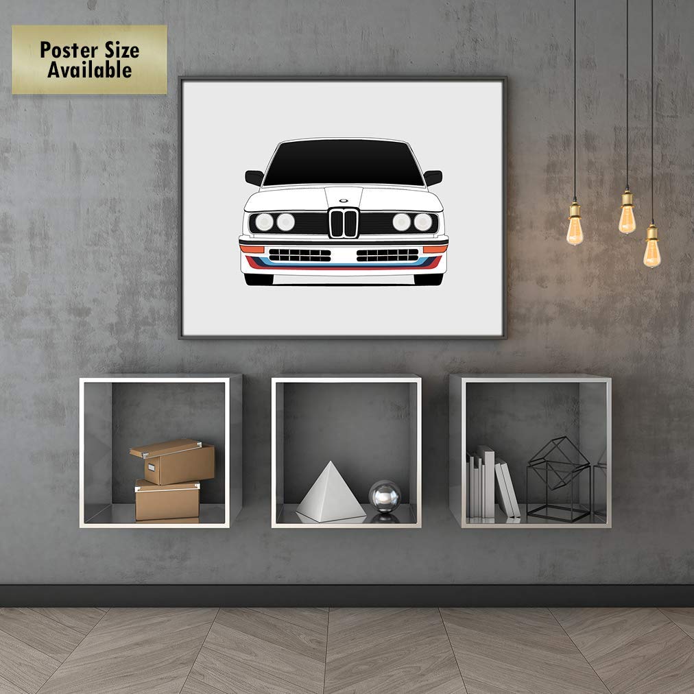 BMW M535i E12 (1980-1981) Poster