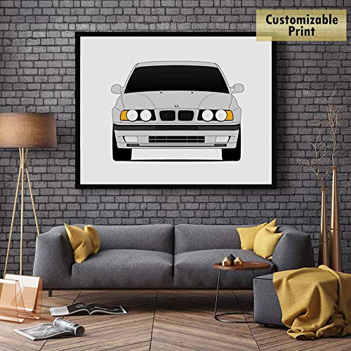 BMW M5 E34 (1988-1995) Poster