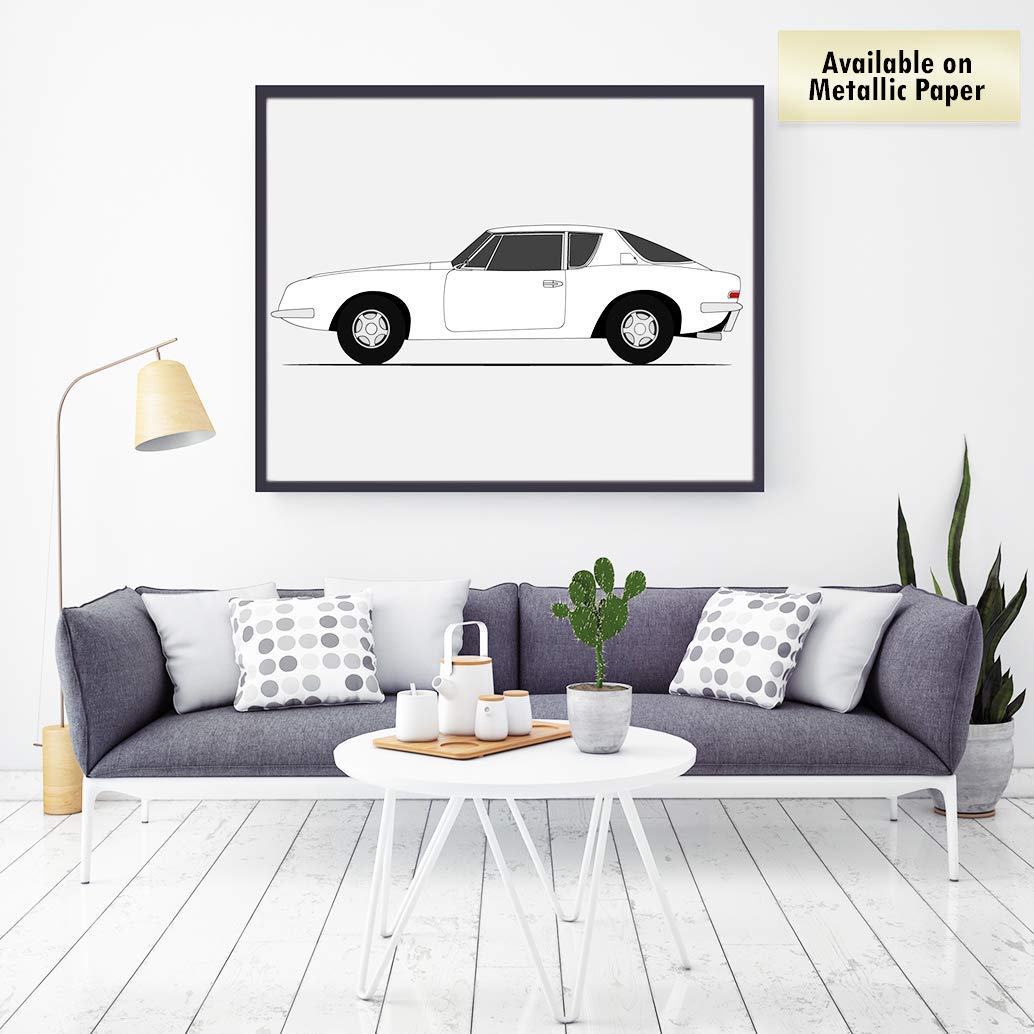 Studebaker Avanti (1963-1964) (Side Profile) Poster