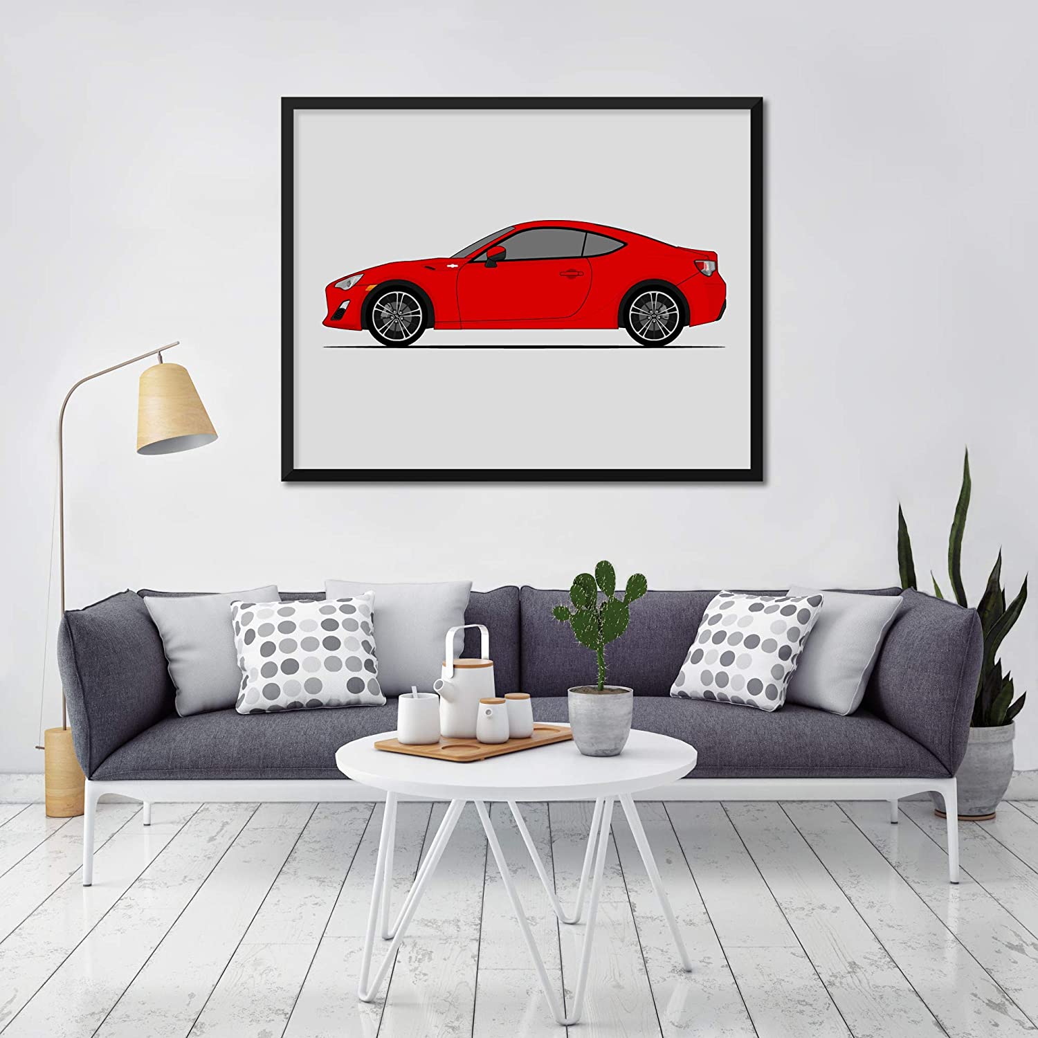 Scion FR-S (2012-2016) (Side Profile) (FT86) Poster