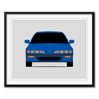 Acura Integra Inspired DA5-DA9 (1990-1993) 2nd Generation Poster