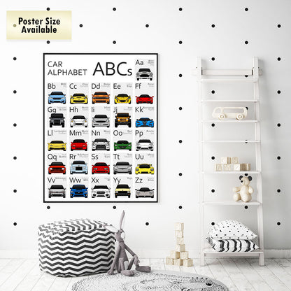 Car Nursery ABC and 123 Set