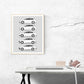 Audi RS3 Generations History and Evolution Poster (Side Profile)