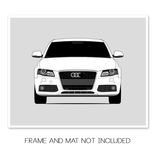 Audi A4 B8 (2009-2012) Poster