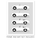 Austin Healey Sprite Generations History and Evolution Poster (Side Profile)