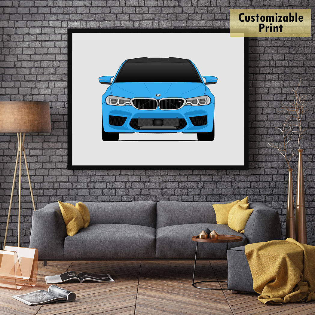 BMW M5 F90 (2017-2020) Poster