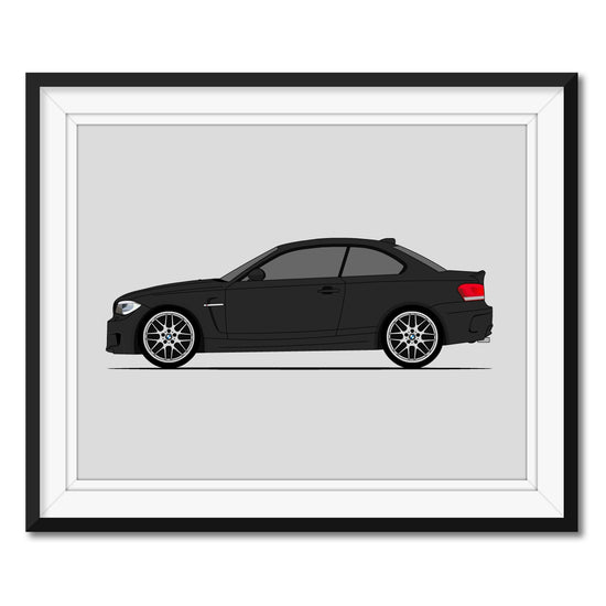 BMW 1M E82 Coupe (2011-2012) (Side Profile) Poster