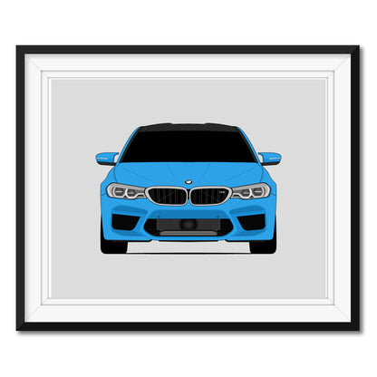 BMW M5 F90 (2017-2020) Poster