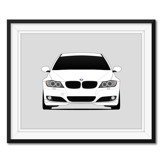 BMW 3 Series 335i LCI Coupe E90  (2007-2010) Poster