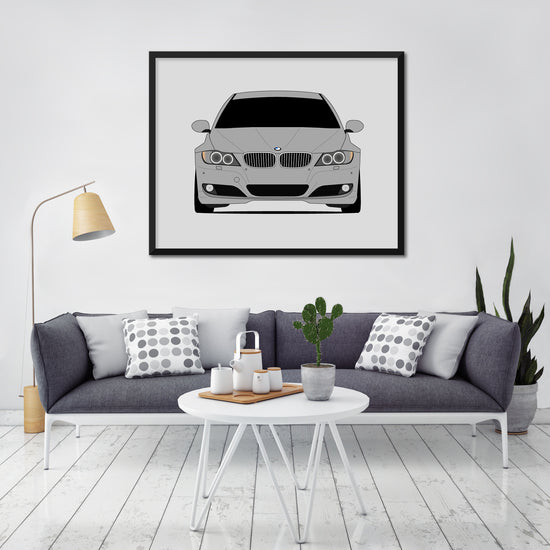 BMW 3 Series 335i LCI Sedan E90  (2009-2010) Poster
