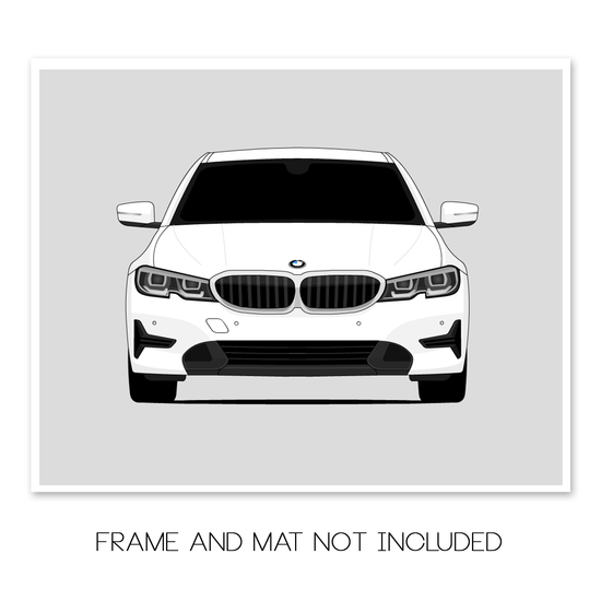 BMW 3 Series 330i G20 (2019-2020) Poster