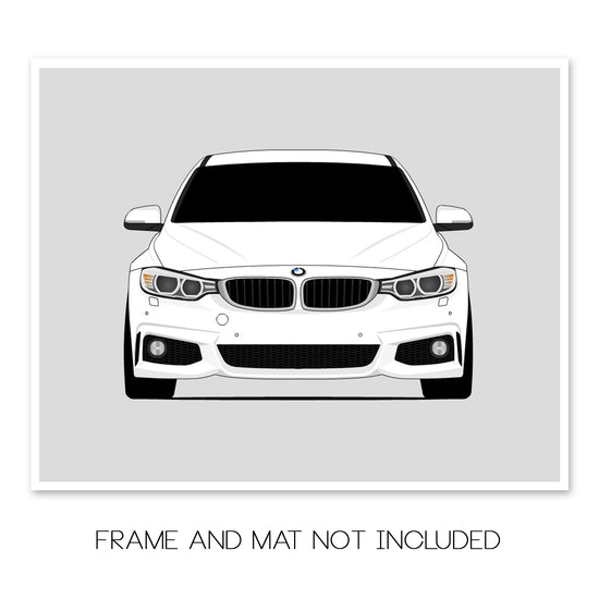 BMW 4 Series 440i F32 (2016-2019) Poster