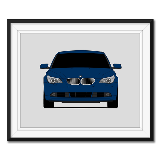 BMW 5 Series E60 (2003-2007) Poster