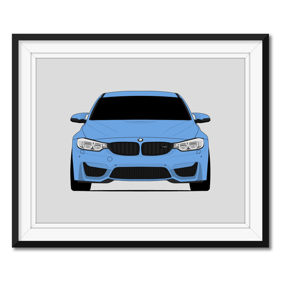 BMW M3 F80  (2014-2017) Poster