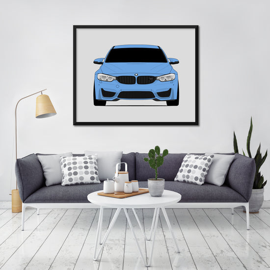 BMW M3 F80  (2014-2017) Poster