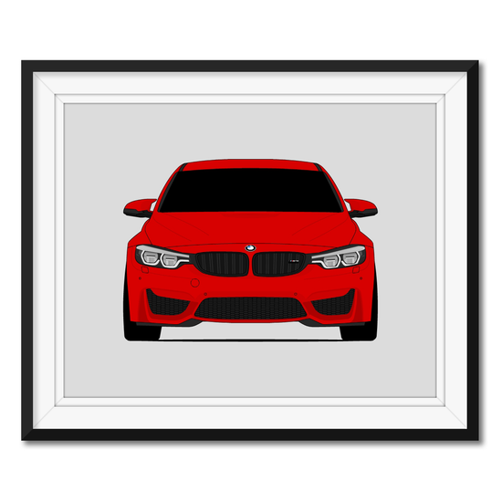 BMW M3 F80 (2018-2020) Poster