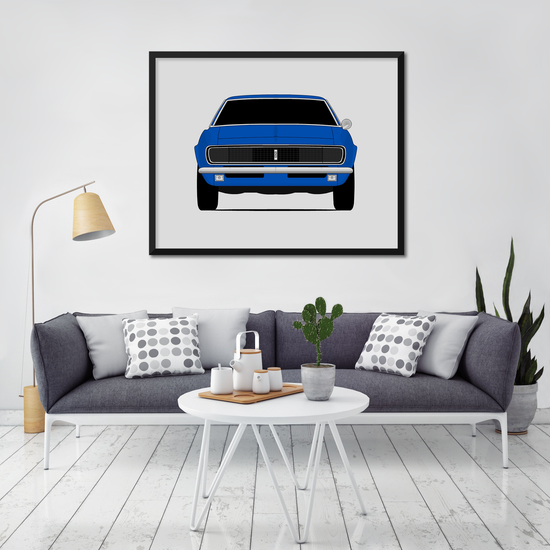 Chevy Camaro RS 1967 1st Generation Poster
