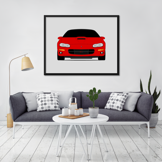 Chevy Camaro SS (1998-2002) 4th Generation Poster