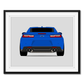 Chevy Camaro SS (2016-2018) 6th Generation (Rear) Poster