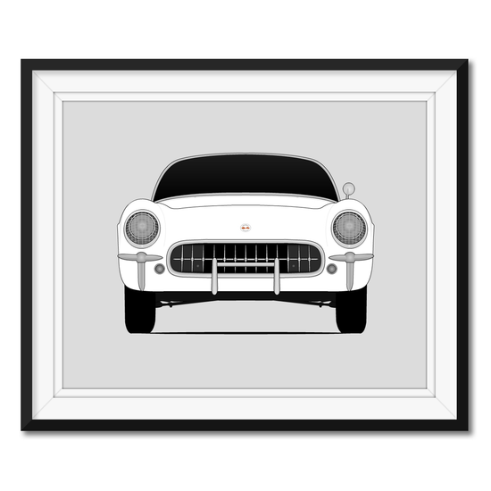 Chevy Corvette C1 (1953-1957) 1st Generation Poster