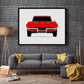 Chevy Corvette C2 Sting Ray 1963 2nd Generation Poster