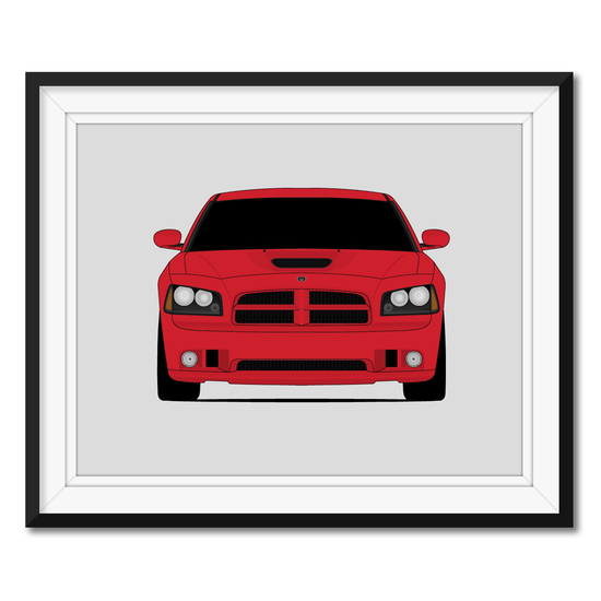 Dodge Charger SRT8 (2006-2010) 6th Generation Poster