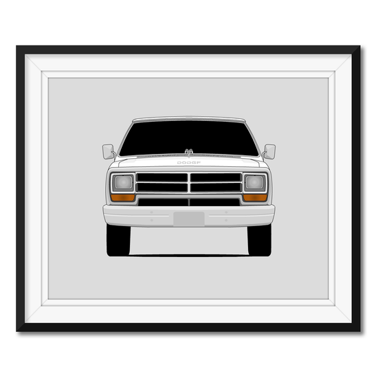 Dodge Ram D100 (1988-1991) 1st Generation Poster