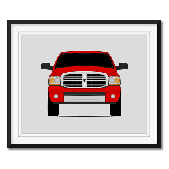 Dodge Ram 1500 (2006-2009) 3rd Generation Poster