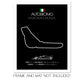 Autodromo Nazionale Monza F1 Formula 1 Race Track Poster