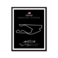 Miami International Autodrome F1 Formula 1 Race Track Poster